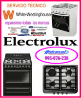 Servicio tecnico de cocinas a gas electrolux y mantenimientos