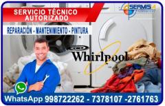 Servicio Tecnico Whirlpool en Lima y Callao 998722262 -Lavadoras 