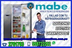 Tecnicos en Miraflores-Reparacion/Refrigeradora/»Mabe«2761763