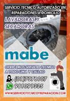 7378107-Mantenimiento y Reparación de LAVADORAS MABE en Miraflores 