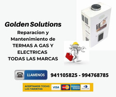 mantenimiento de termas a gas en lima	941105825 goldensolutionsperu