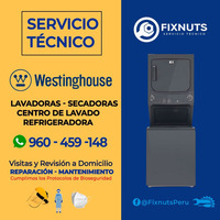 SERVICIO TECNICO FIXNUTS DE LAVASECA Y REFRIGERADORA WESTINGHOUSE  960-459-148