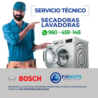 LAVADORAS BOSCH REPARACIÓN SERVICIO TÉCNICO FIXNUTS 960459148