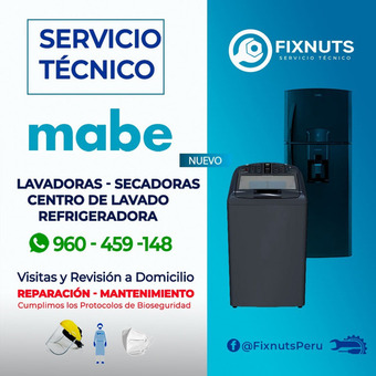 SERVICIO TECNICO MABE MANTENIMIENTO Y REPARACION 960459148