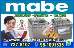TRUSTED! Reparación Lavadoras.Secadoras [[MABE]] 017378107- San Juan de Miraflores