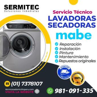 Soluciones! °°Mabe°° 017378107 Reparacion de Secadoras / LIMA