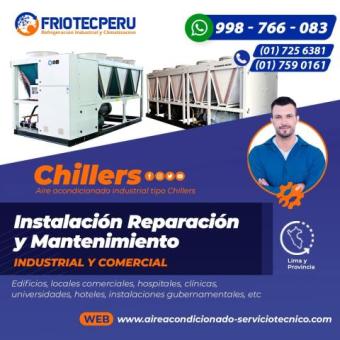 CALIDAD  INSTALACIÓN DE CHILLERS  998 766 083°°SURCO