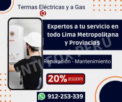 EN LA MOLINA TECNICO DE TERMA ELECTRICA A DOMICILIO 912253339