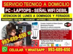 TECNICO DE INTERNET CABLEADOS REPETIDORES REPARACIONES 993689650