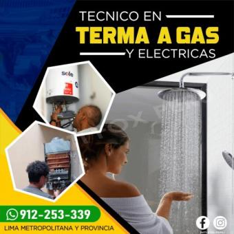 TU TERMA A GAS REPARADO EN INSTANTES - TECNICO EN SAN JUAN DE LURIGANCHO