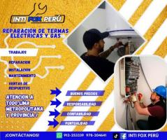 "Instala tu Terma a Gas con Profesionales Certificados" tecnico a domicilio en ate 