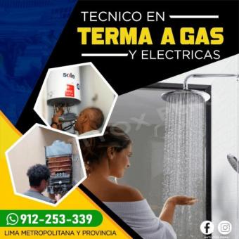 Servicio confiable y rápido para termas a gas. tecnico a domicilio en san martin de porres