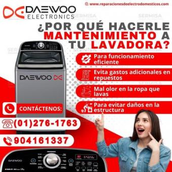 Servicio Rápido ! Técnicos Lavasecas y Lavadoras Daewoo :: 904161337:: -Pachacamac