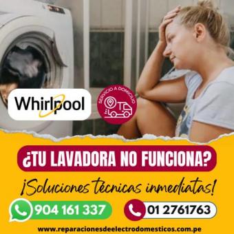 Solución! TECNICOS Lavadoras «WHIRLPOOL»012761763-Barranco