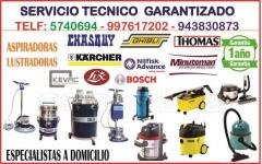 SERVICIO TECNICO PARA LUSTRADORAS, ASPIRADORAS/ELECTROLUX, THOMAS, CHASKY, KARCHER,++/997617202
