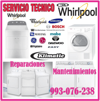 SERVICIO TÉCNICO LAVADORAS WHIRLPOOL Y MANTENIMIENTOS