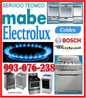 993-076-238 REPARACIONES DE COCINAS A GAS Y ELECTRICAS MANTENIMIENTOS