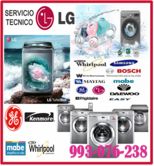 SERVICIO TECNICO DE LAVADORAS LG 993-076-238