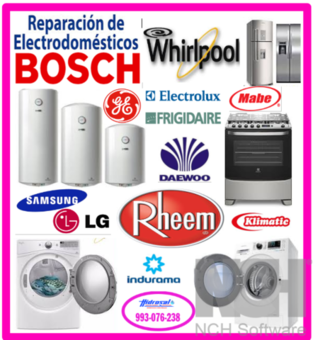 REPARACIONES  DE LAVADORAS/REFRIGERADORAS 993-076-238