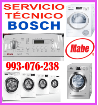 SERVICIO TÉCNICO DE LAVADORAS BOSCH Y MANTENIMIENTOS 993-076-238