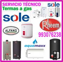 SERVICIO DE MANTENIMIENTO Y REPARACIONES DE TERMAS A GAS SOLE