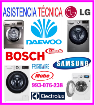 SERVICIO DE REPARACIONES DE LAVADORAS DAEWOO Y MANTENIMIENTOS