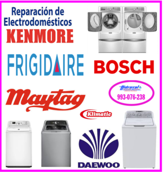SERVICIO TÉCNICO DE SECADORAS/LAVADORAS FRIGIDAIRE