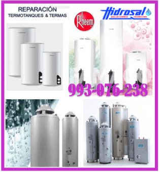 REPARACIONES DE TERMOTANQUES Y MANTENIMIENTOS 993-076-238