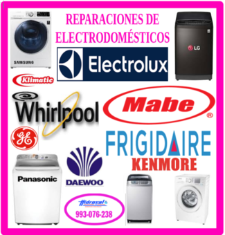 SERVICIO DE REPARACIONES DE CENTROS DE LAVADO ELECTROLUX