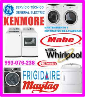 Reparaciones de lavadoras general electric y mantenimientos