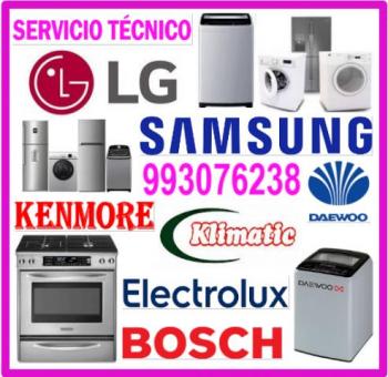 Reparaciones de lavadoras LG y mantenimientos LG 993-076-238
