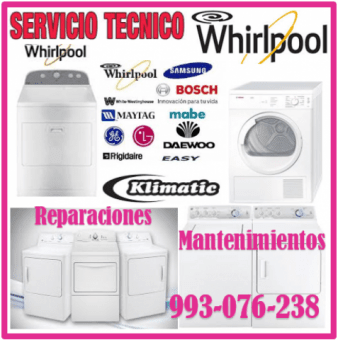 Whirlpool servicio de reparaciones de lavadoras Whirlpool