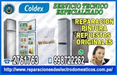PROFESIONALES! COLDEX Técnicos de Refrigeradoras 998722262