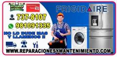981091335 Servicio Técnico Frigidaire| Lavadoras y Secadoras En Ate