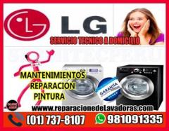 981091335• Soporte Tècnico Lg |Expertos en Lavadoras|en Miraflores